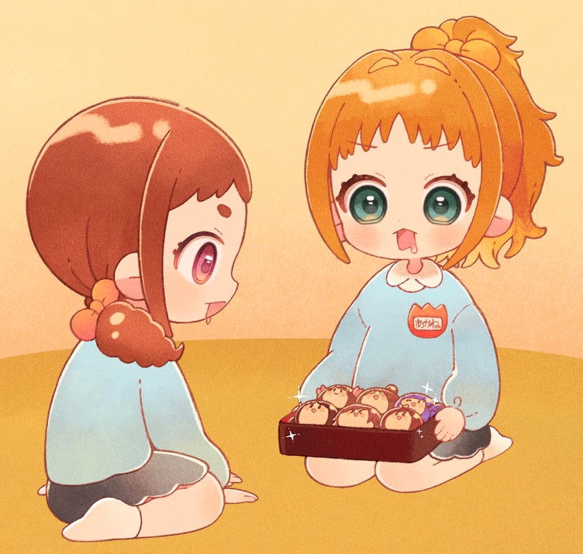 hino akane and ohara michiru (idolmaster and 2 more) drawn by dokodemonai