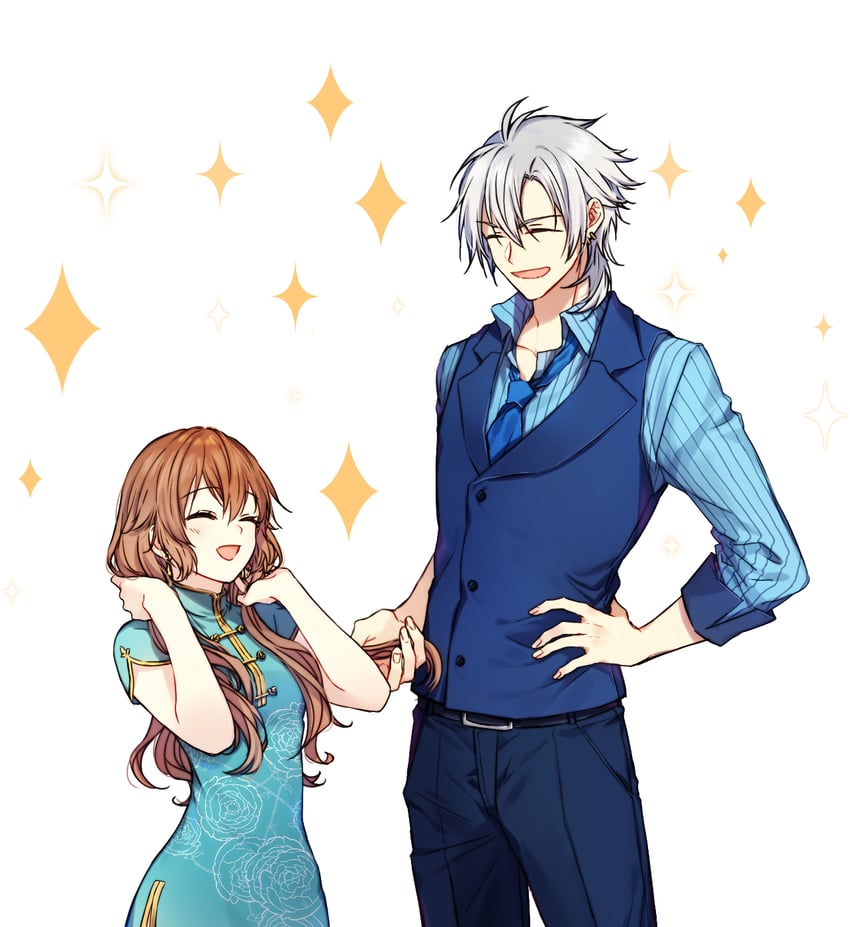 towa herschel and crow armbrust (eiyuu densetsu and 2 more) drawn by soap_(user_kghh4755)
