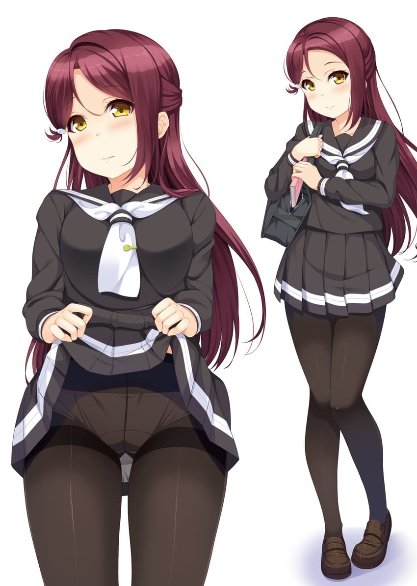 sakurauchi riko (love live! and 1 more) drawn by hino_minato_(spec.c)