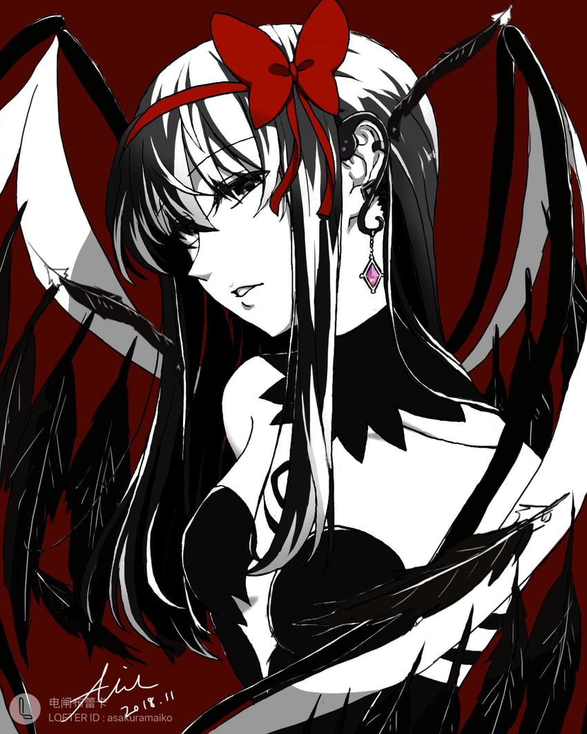 akemi homura and akuma homura (mahou shoujo madoka magica and 1 more) drawn by dianzhajun
