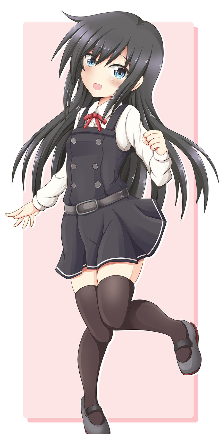 asashio and asashio kai ni (kantai collection) drawn by tamayan