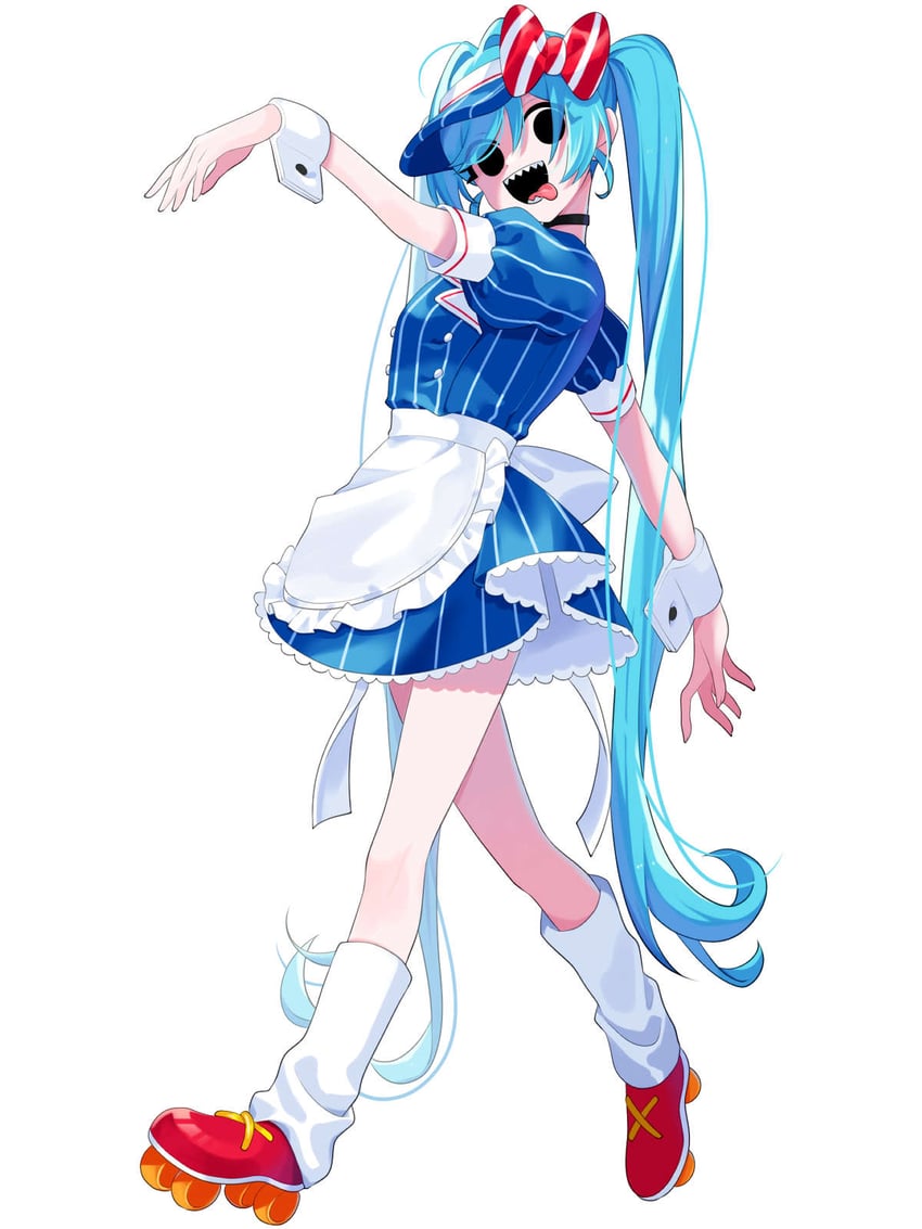 hatsune miku (vocaloid and 1 more) drawn by hato3793