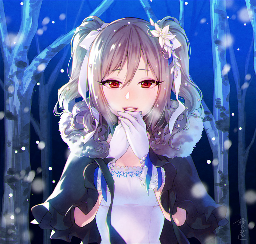 kanzaki ranko (idolmaster and 2 more) drawn by okeno_kamoku