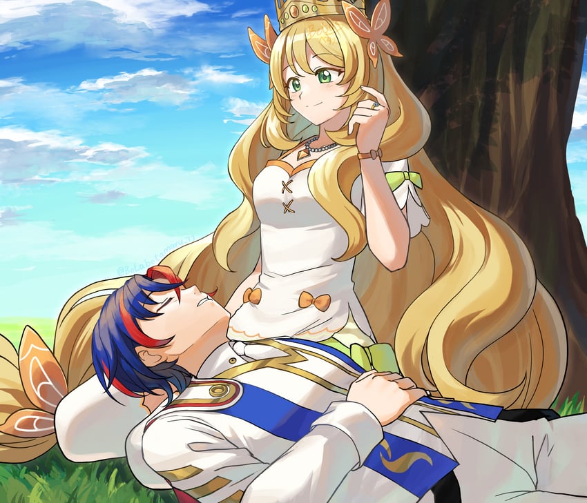 male alear and celine (fire emblem and 1 more) drawn by betabetamaru