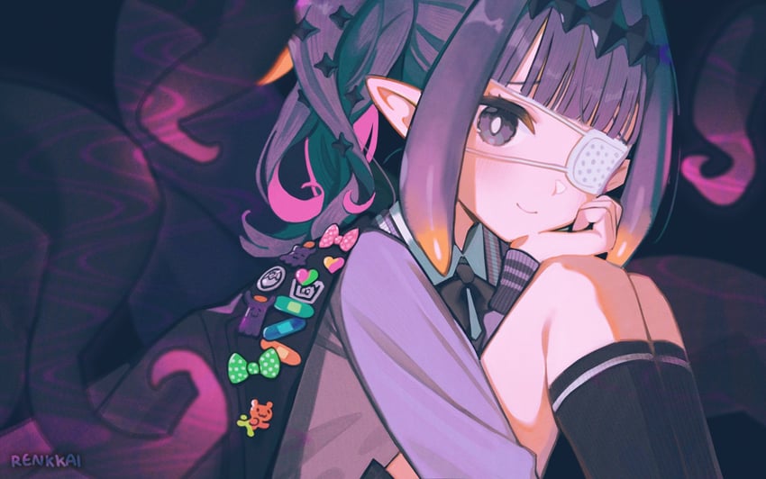 ninomae ina'nis and takodachi (hololive and 1 more) drawn by renkkai