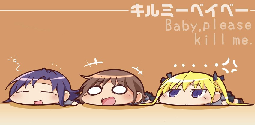 sonya, oribe yasuna, and goshiki agiri (kill me baby) drawn by sakino_shingetsu