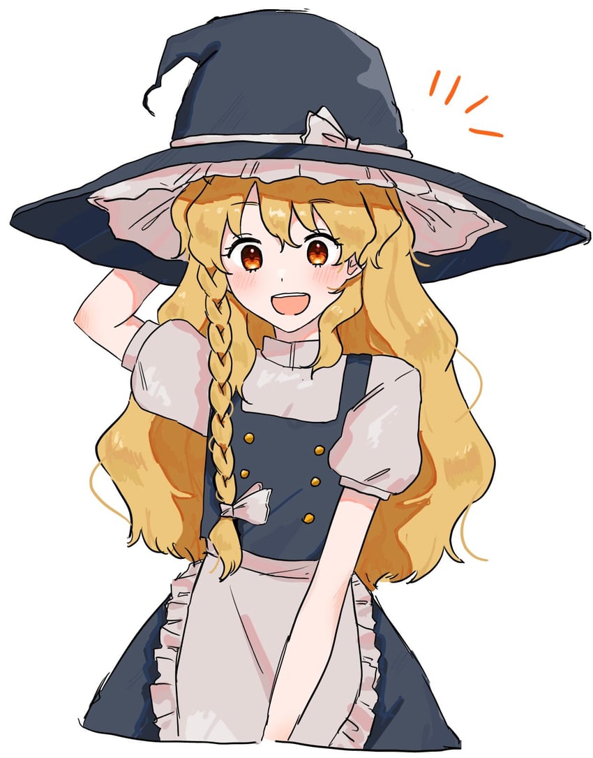 kirisame marisa (touhou and 1 more) drawn by mati100311