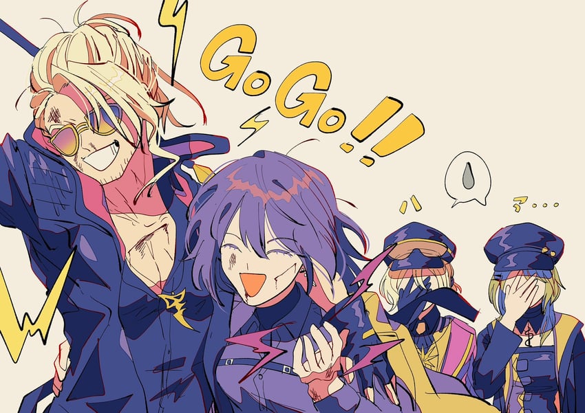 chief, female chief, nightingale, matilda, and donald (path to nowhere) drawn by shizuku_kaworu