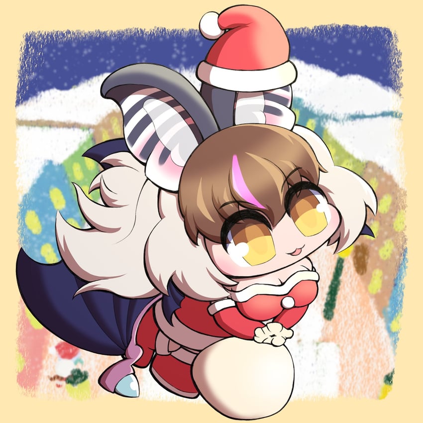 brown long-eared bat (kemono friends and 1 more) drawn by daisantw