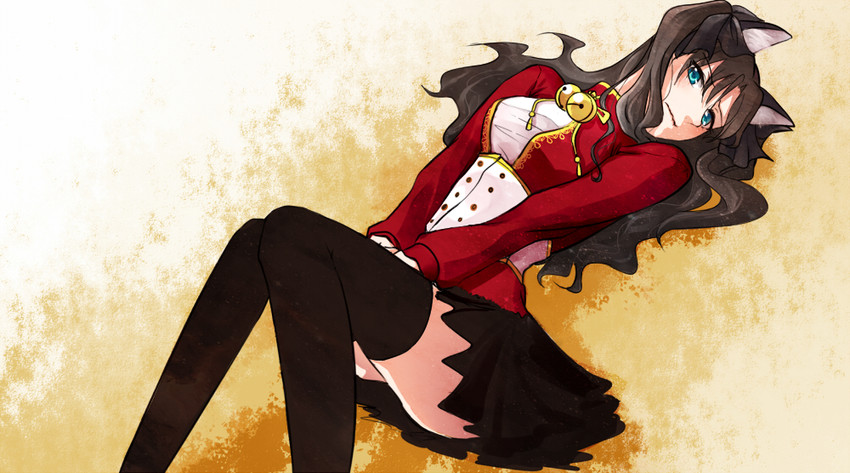 tohsaka rin (fate and 1 more) drawn by haneki