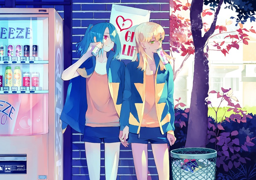 kazemaru ichirouta and miyasaka ryou (inazuma eleven) drawn by rozer