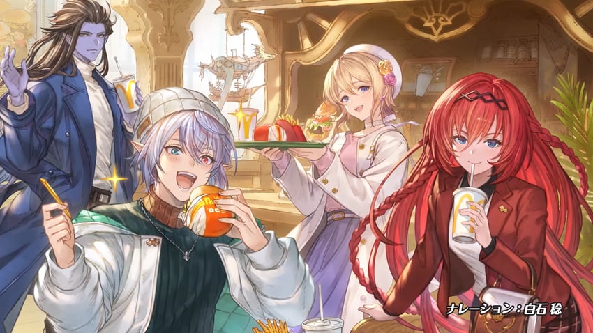 europa, godsworn alexiel, grimnir, and shiva (granblue fantasy and 1 more) drawn by minaba_hideo