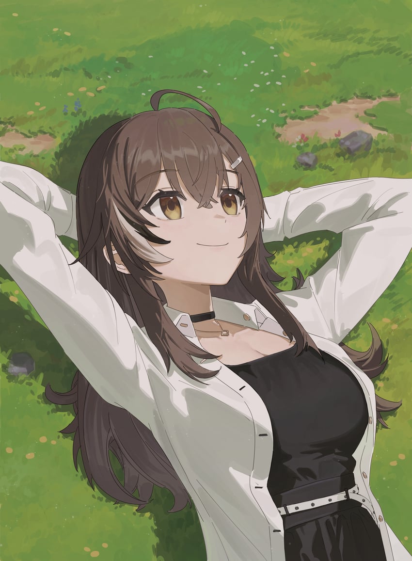 nanashi mumei (hololive and 1 more) drawn by dotr_art