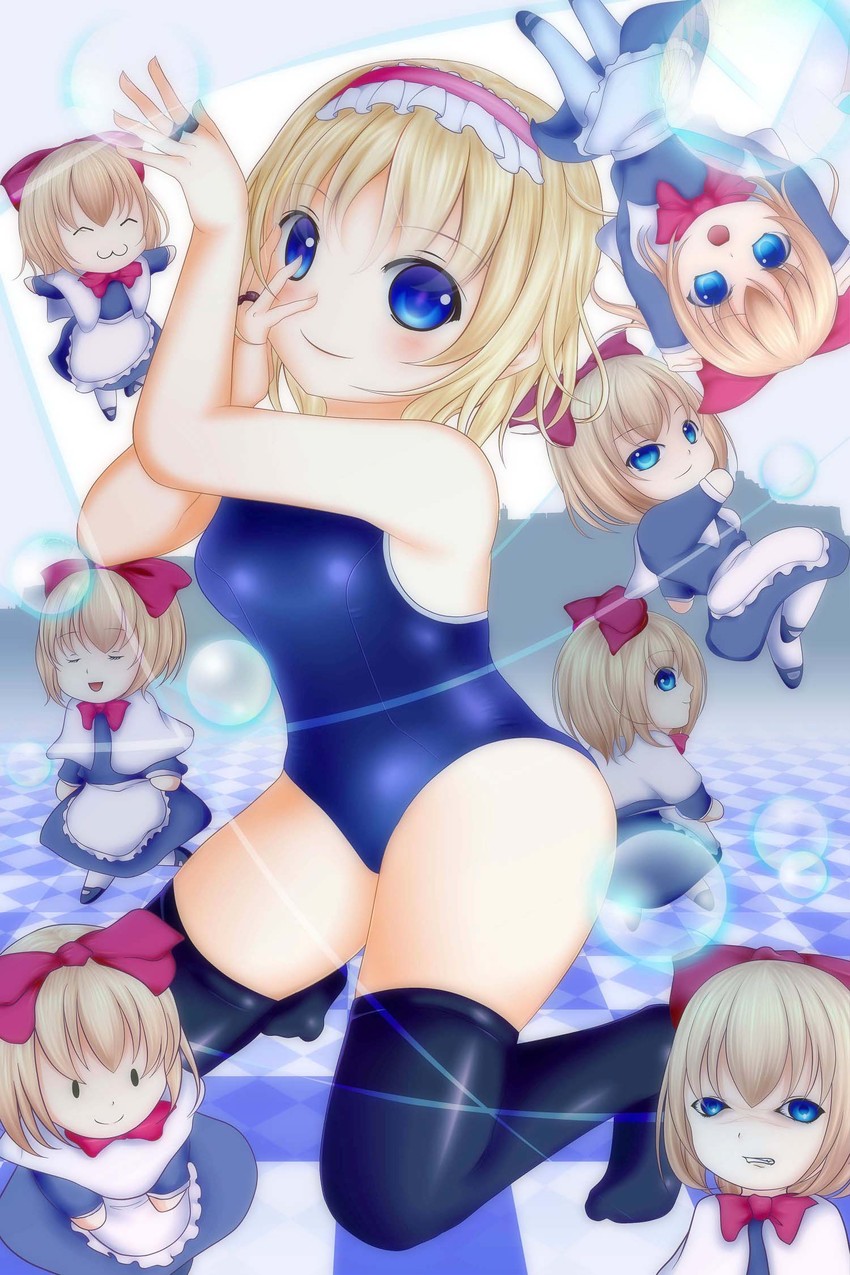 alice margatroid and shanghai doll (touhou) drawn by shounen_(hogehoge)