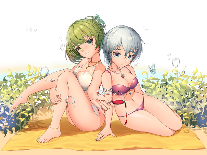 takagaki kaede and anastasia (idolmaster and 2 more) drawn by dduck_kong