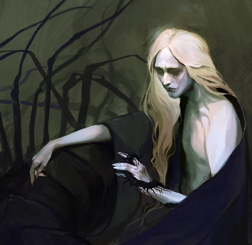 enki (fear & hunger and 1 more) drawn by moldy-pancake