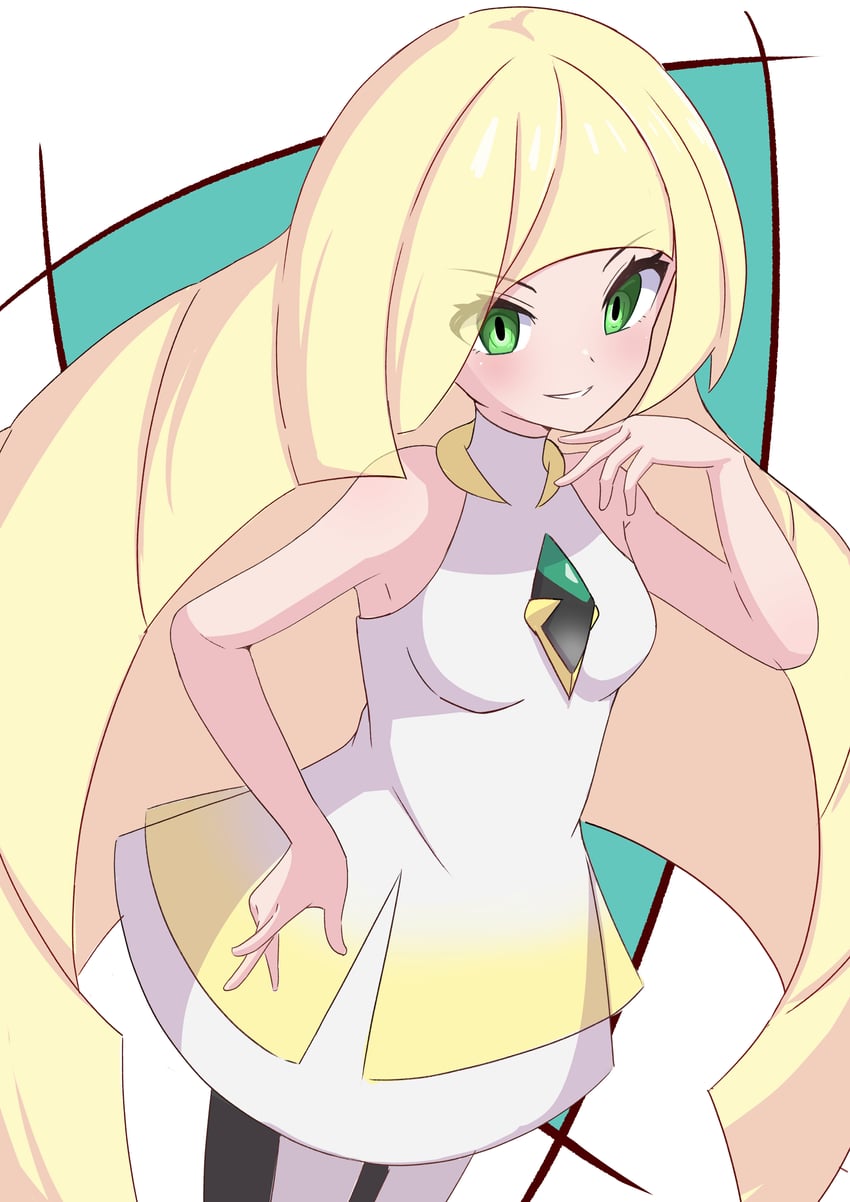 lusamine (pokemon and 1 more) drawn by rono_(lethys)