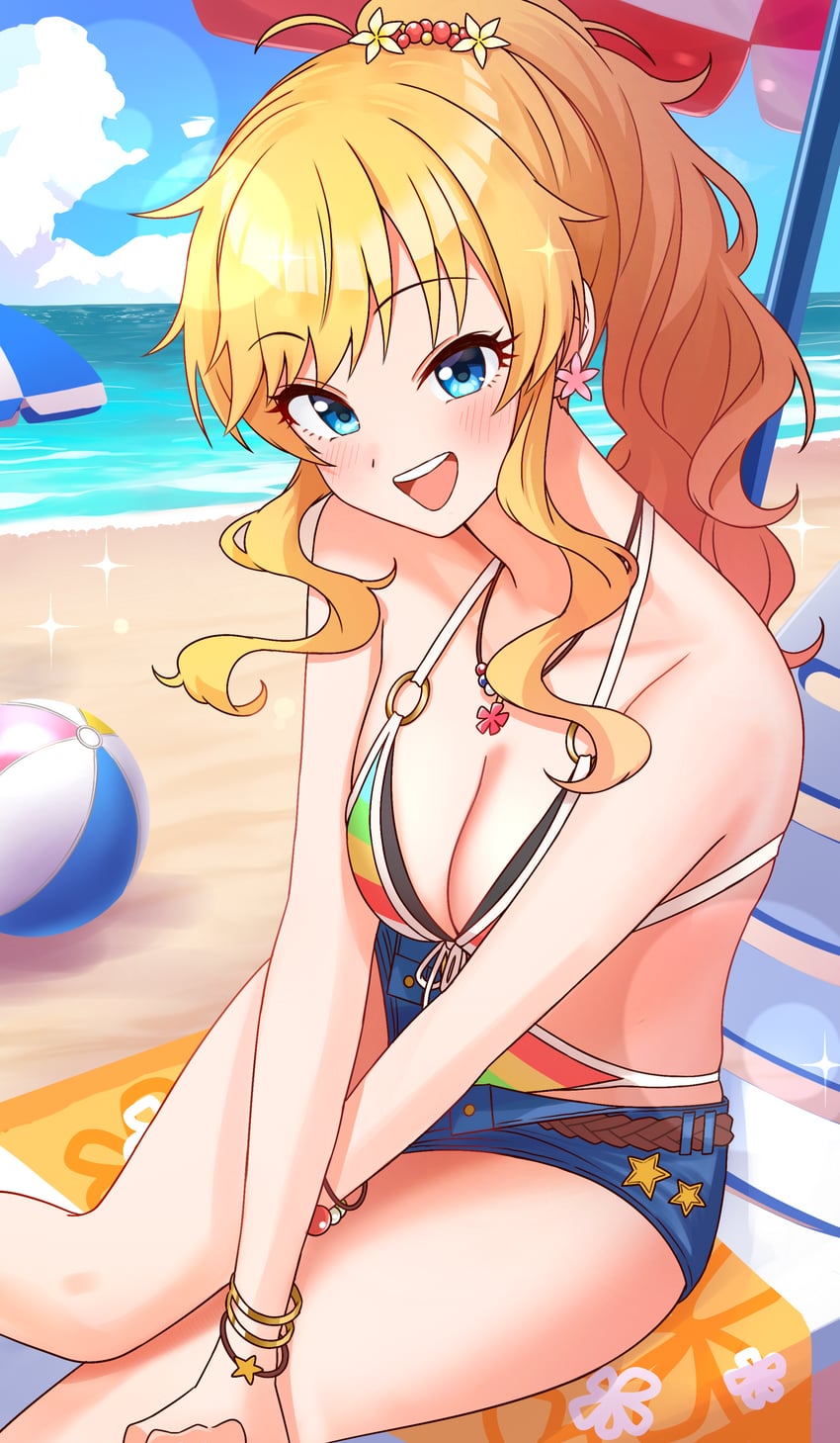 ohtsuki yui (idolmaster and 1 more) drawn by niban_(puka_0507)