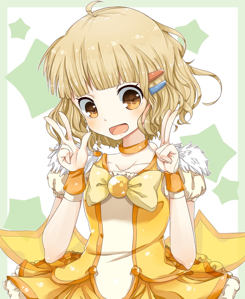 oomuro sakurako and cure peace (precure and 2 more) drawn by umeno