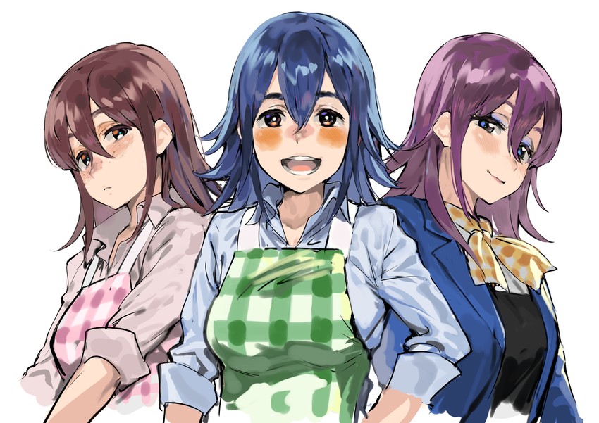 sable able, mabel able, and label able (animal crossing) drawn by ikuchan_kaoru