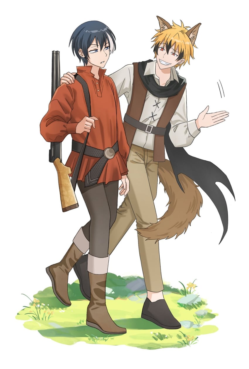 lawless and licht jekylland todoroki (servamp) drawn by uruzuy