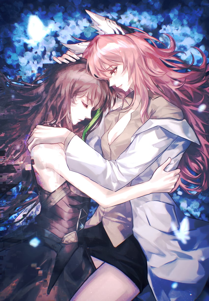 m4a1 and persica (girls' frontline) drawn by huang_mo_da_e_yu