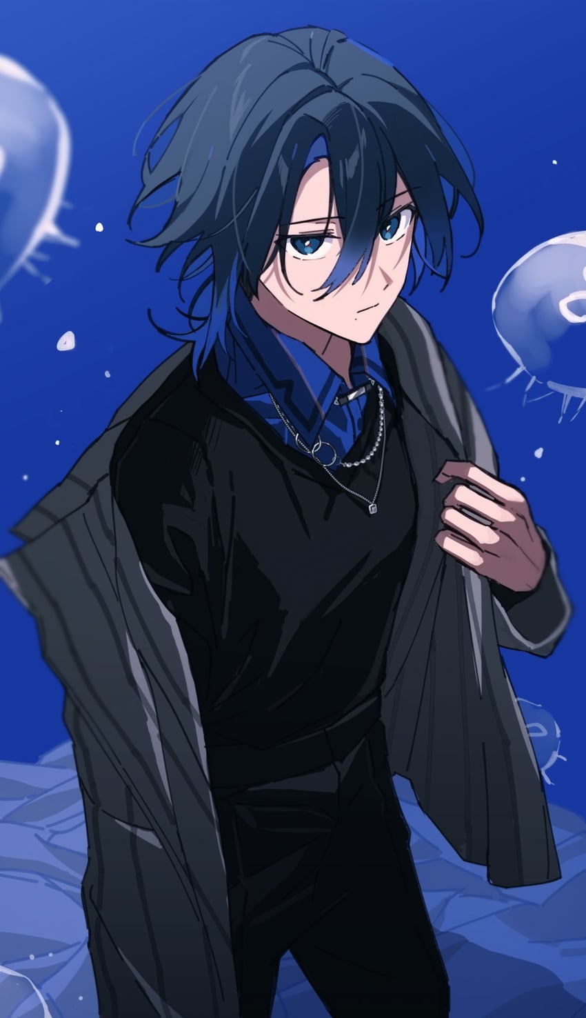 hiodoshi ao (hololive and 1 more) drawn by planetzer_0