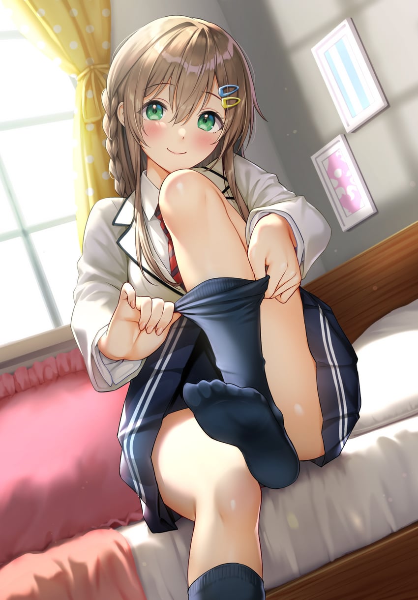 sakuraba fuyu (imouto wa kanojo ni dekinai no ni) drawn by sankuro_(agoitei)