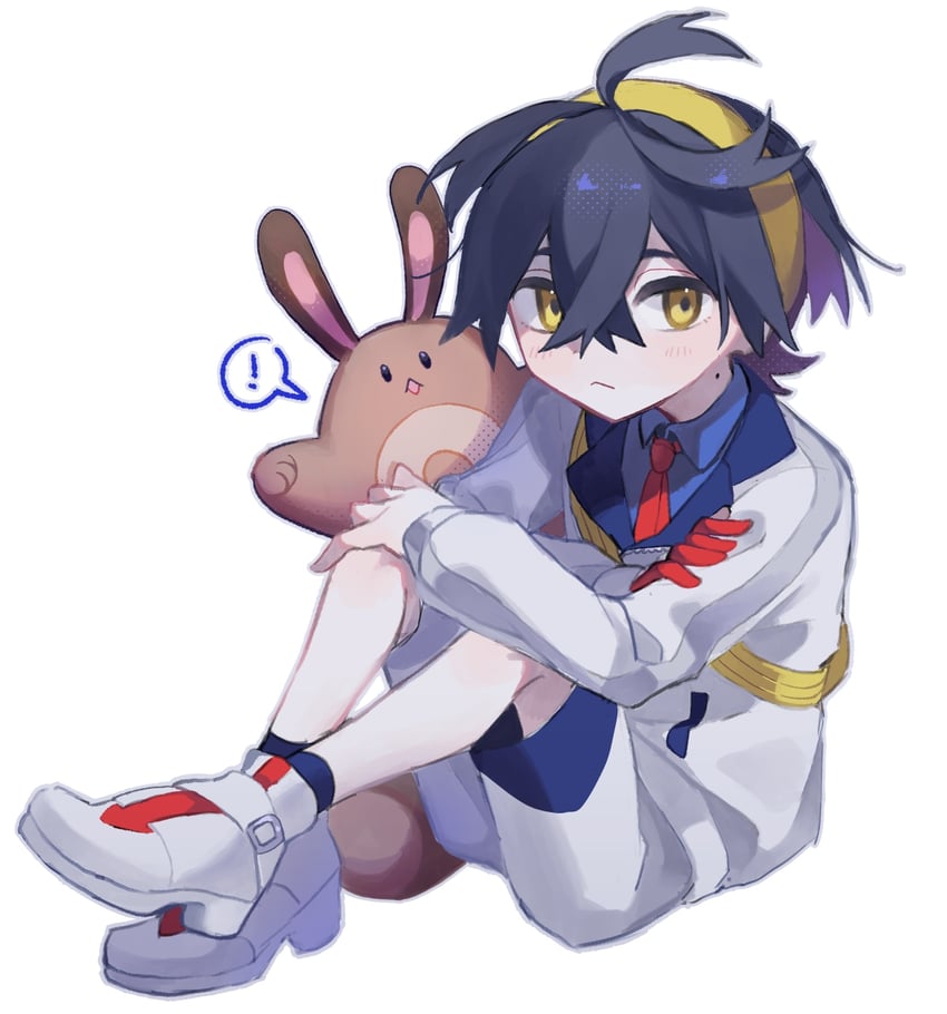 kieran and sentret (pokemon and 1 more) drawn by s_roma_yasu
