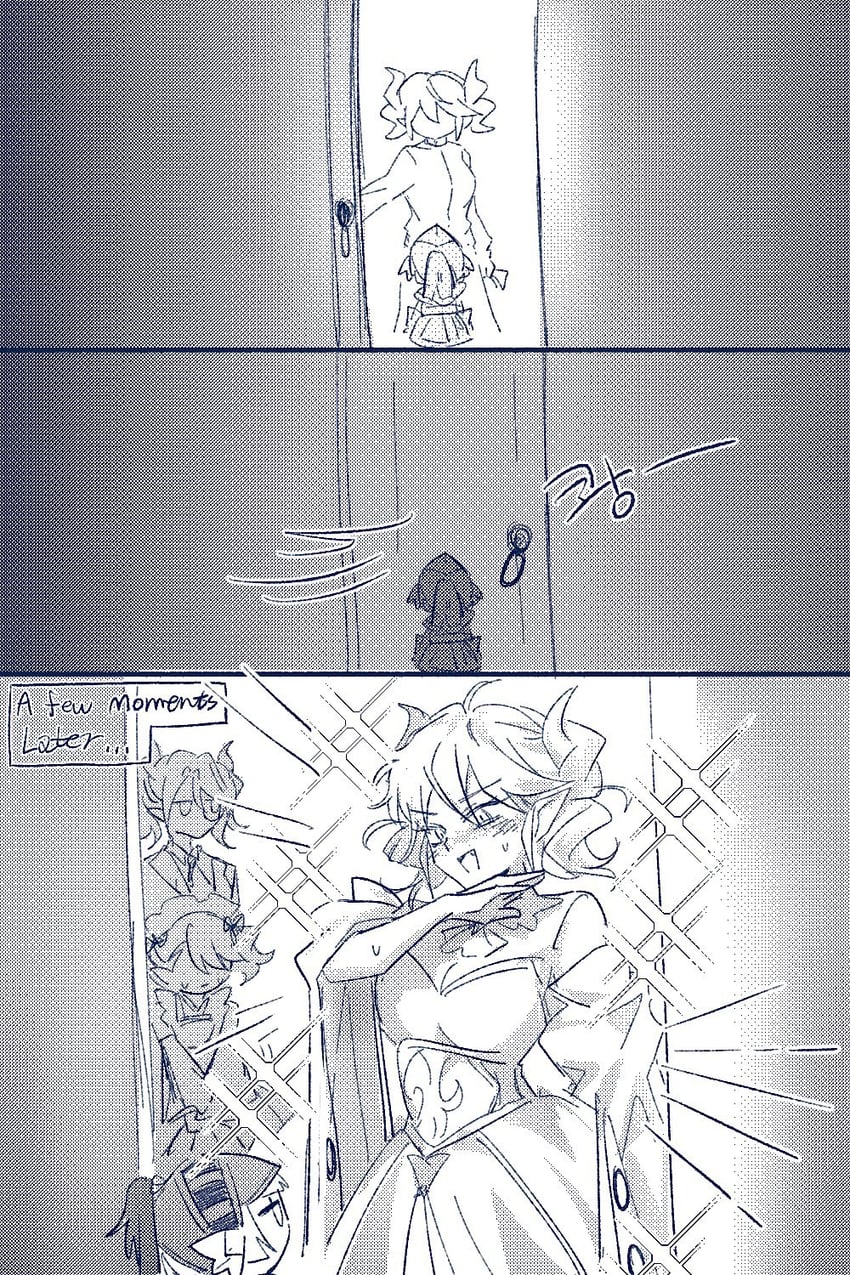 lovely labrynth of the silver castle, knight, arianna the labrynth servant, and arias the labrynth butler (yu-gi-oh!) drawn by moseub126008