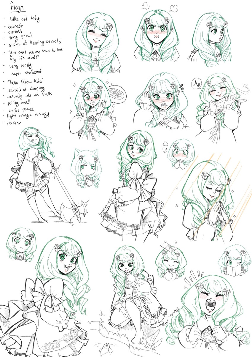 flayn (fire emblem and 2 more) drawn by kinkymation