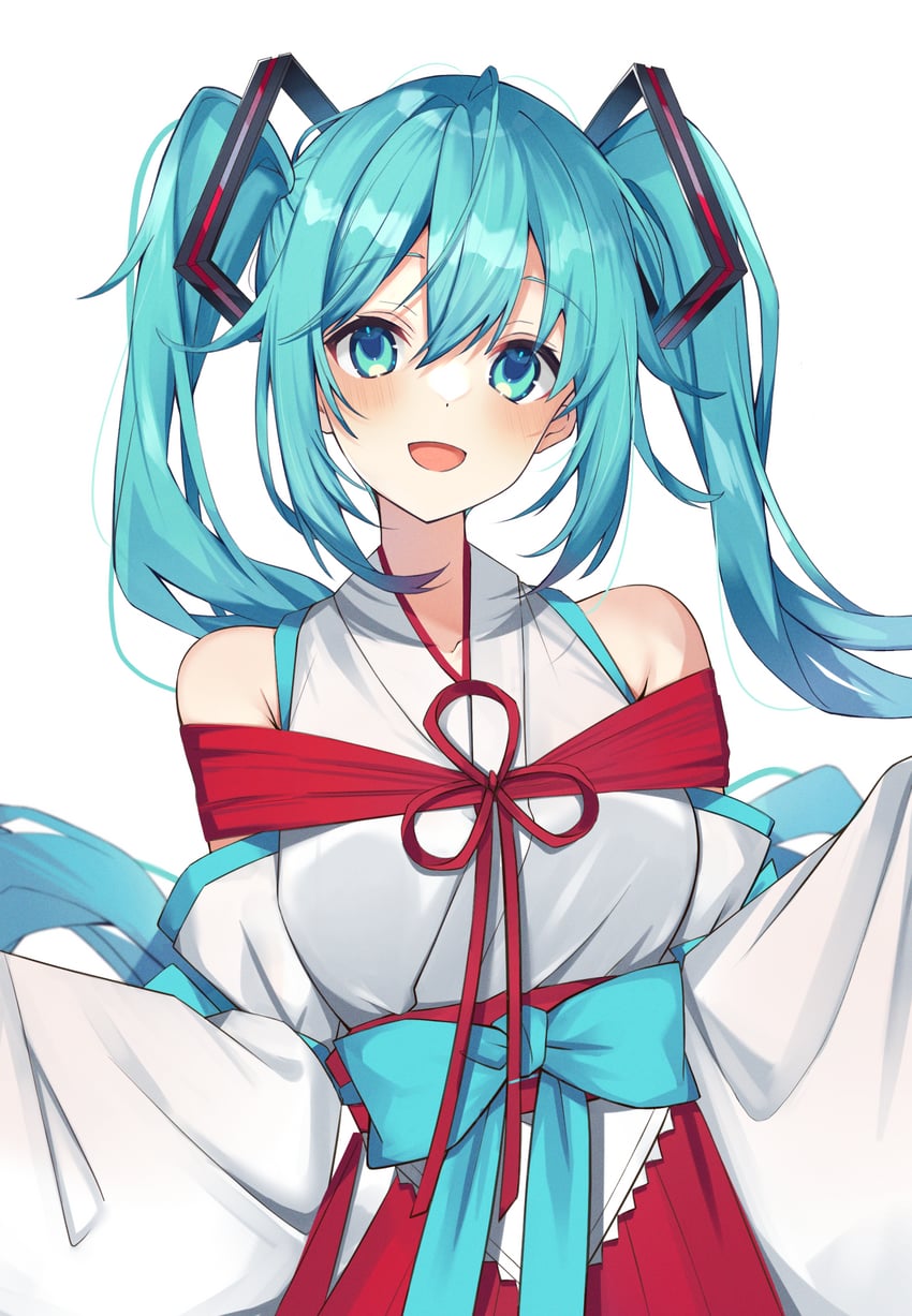 hatsune miku (vocaloid) drawn by chroemaguro