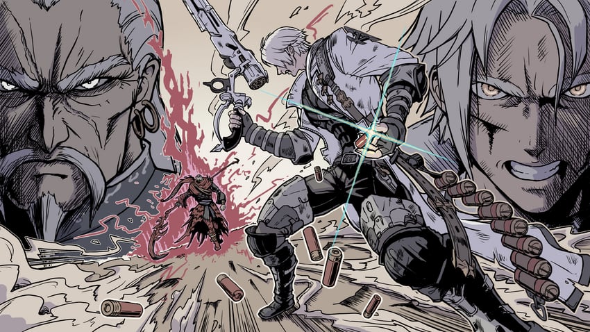 thancred waters and ran'jit (final fantasy and 1 more) drawn by meru77464787