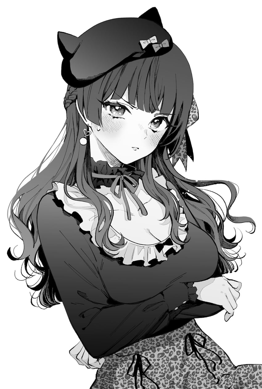 mayuzumi fuyuko (idolmaster and 1 more) drawn by hagyouayumu