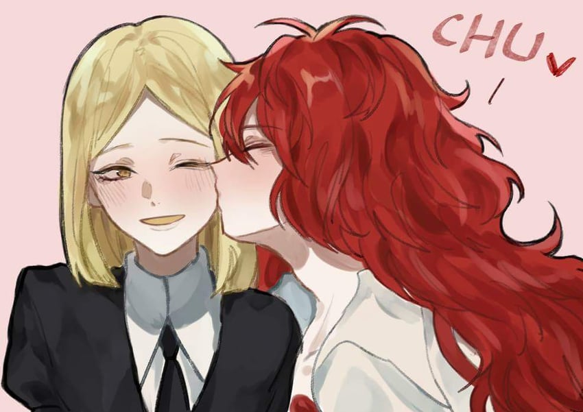 padparadscha and yellow diamond (houseki no kuni) drawn by funa12k