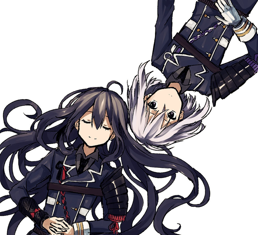 namazuo toushirou and honebami toushirou (touken ranbu) drawn by matsuki_(mikipingpong)