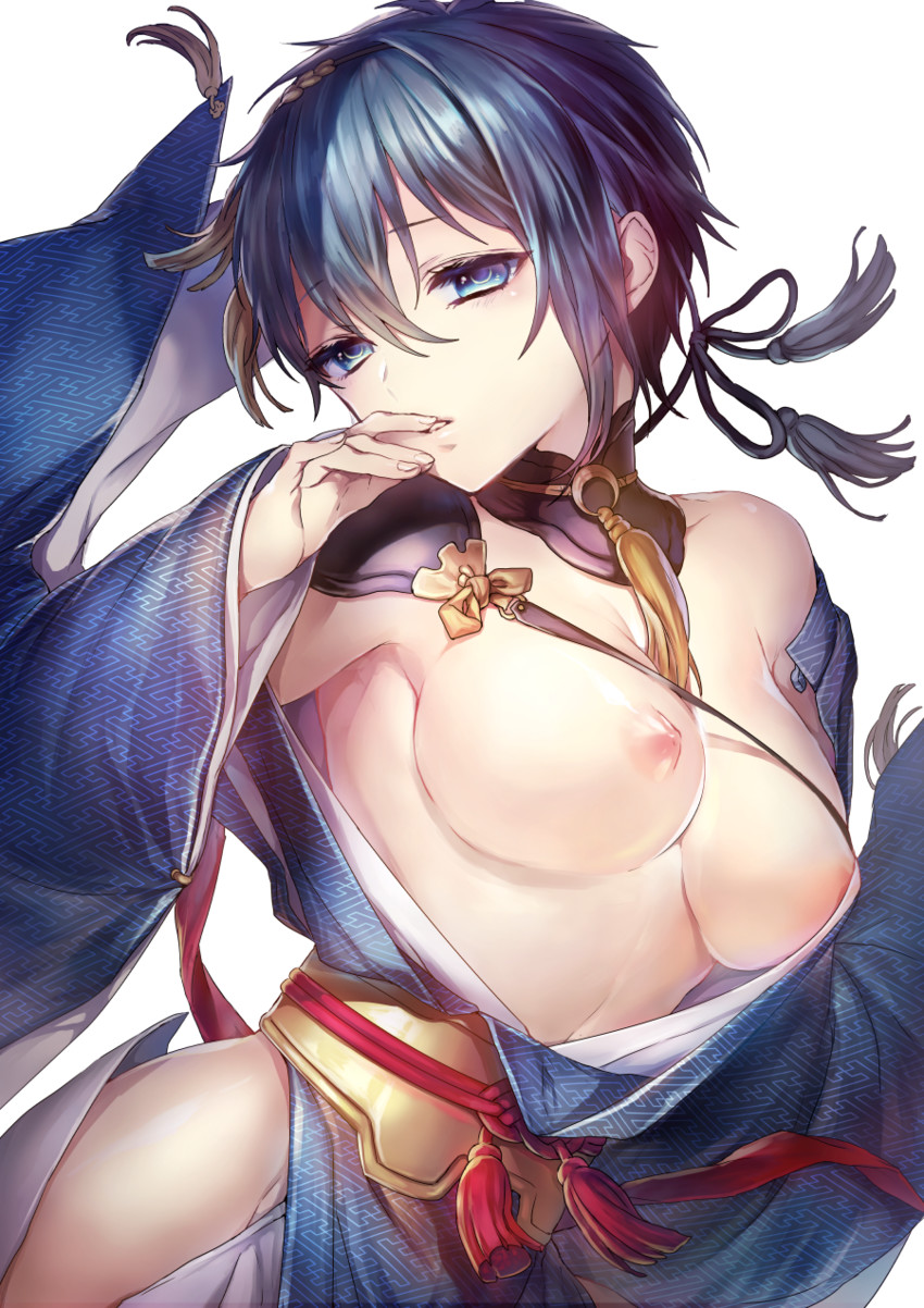 mikazuki munechika (touken ranbu) drawn by siiqa_vivi