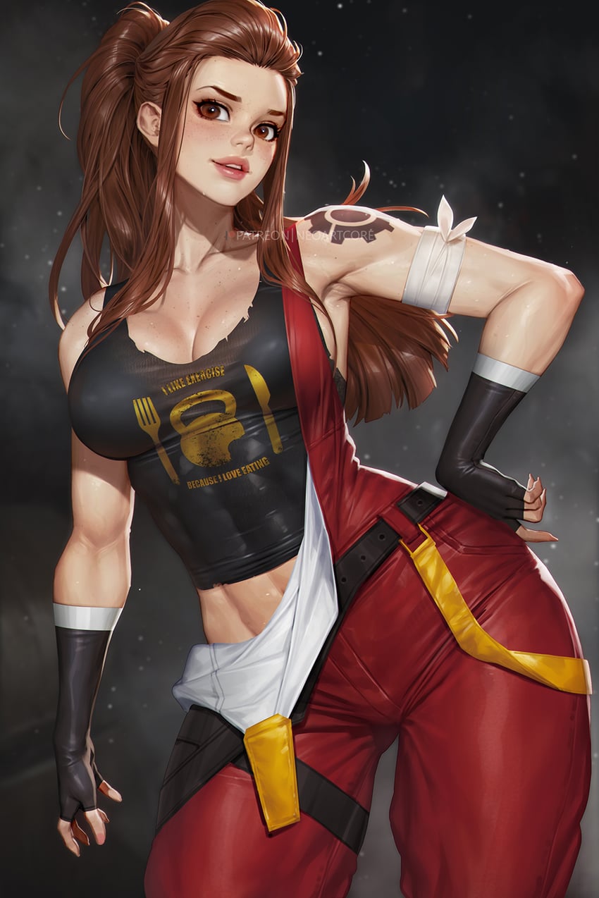 brigitte (overwatch and 1 more) drawn by neoartcore