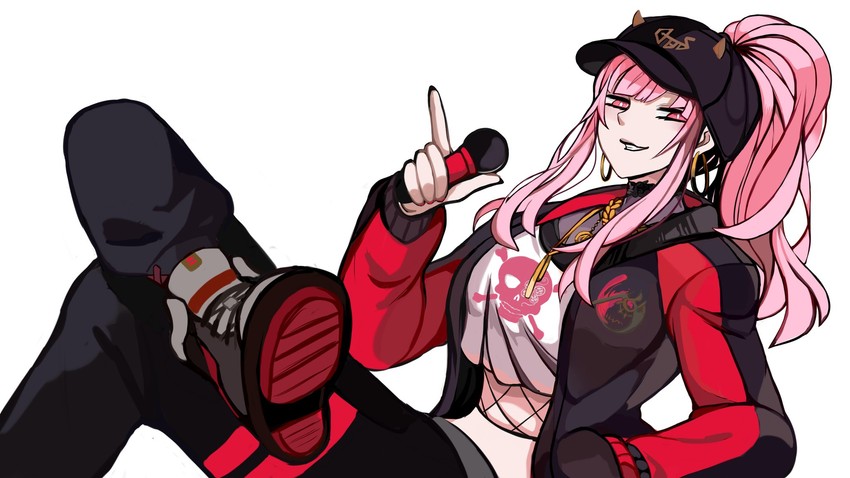 mori calliope (hololive and 1 more) drawn by fuyumim