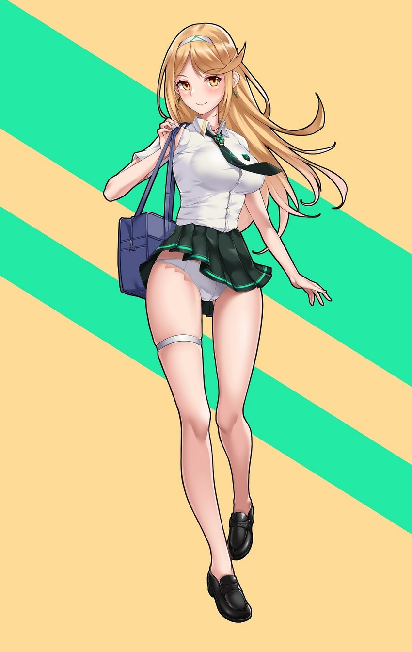 mythra (xenoblade chronicles and 1 more) drawn by matrix16
