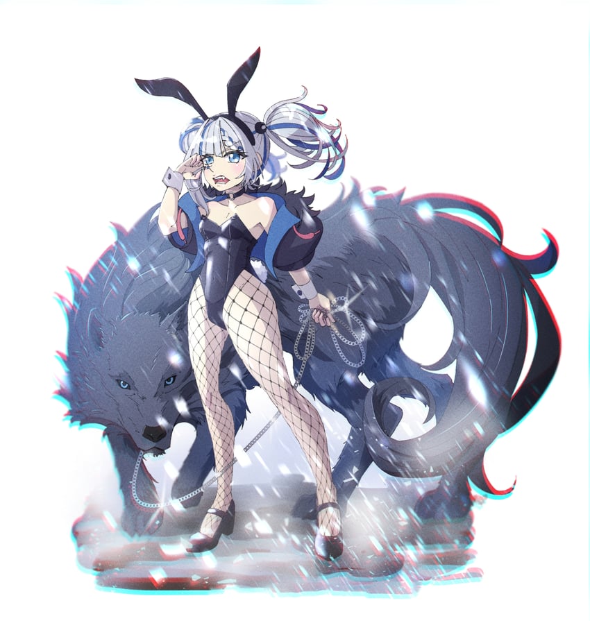 rurine luna and lomito (wactor production) drawn by trebas