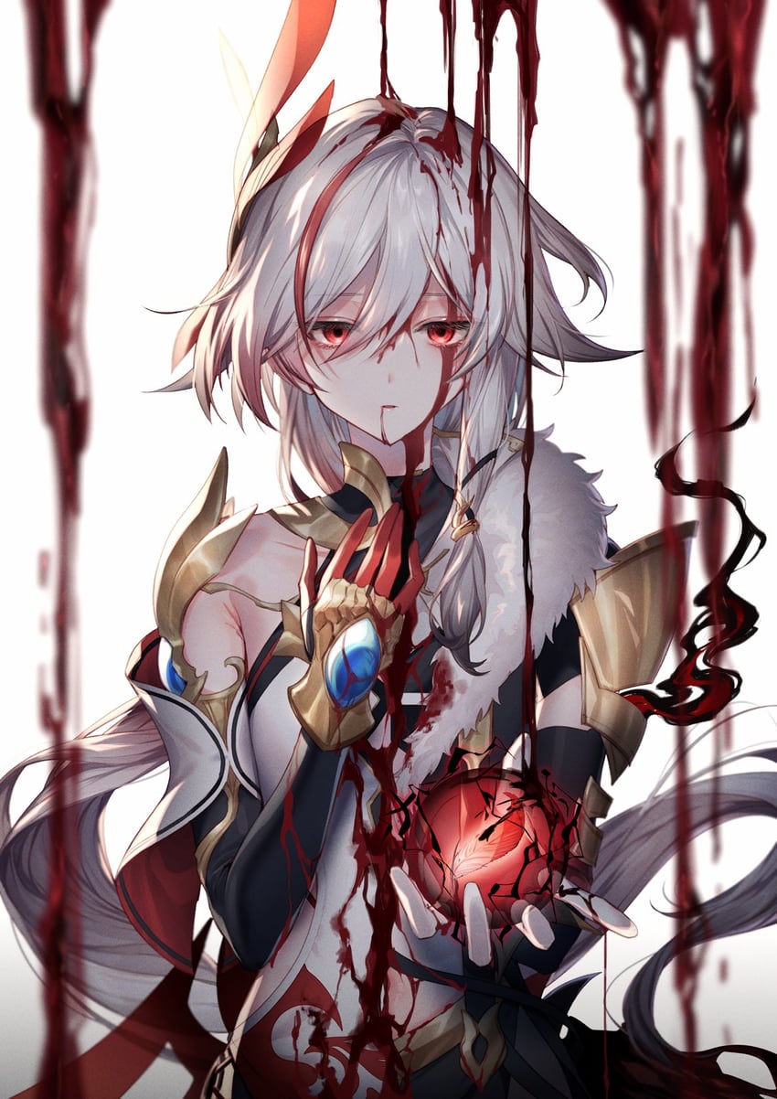 fu hua and herrscher of sentience (honkai and 1 more) drawn by takakura_aki