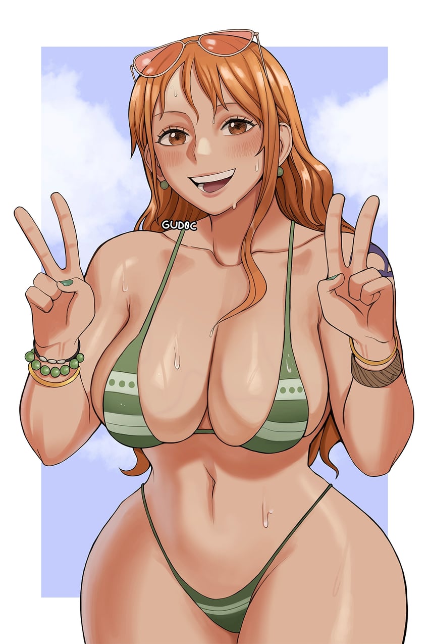 nami (one piece) drawn by gud0c