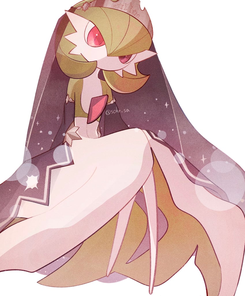 gardevoir (pokemon and 1 more) drawn by soke_sa