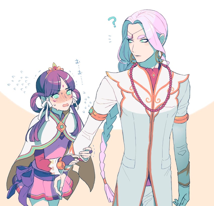 nahyuta sahdmadhi and rayfa padma khura'in (ace attorney and 1 more) drawn by ouse_(otussger)