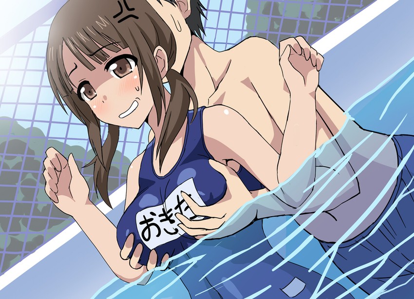 okita sawa and tanaka taichi (tari tari) drawn by kondou_ryunosuke