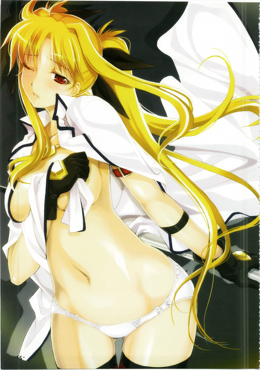 fate testarossa (lyrical nanoha and 2 more) drawn by mikazuki_akira!