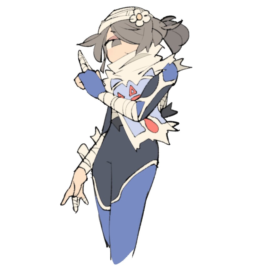 sheik and temmie chang (original and 2 more) drawn by temmie_chang