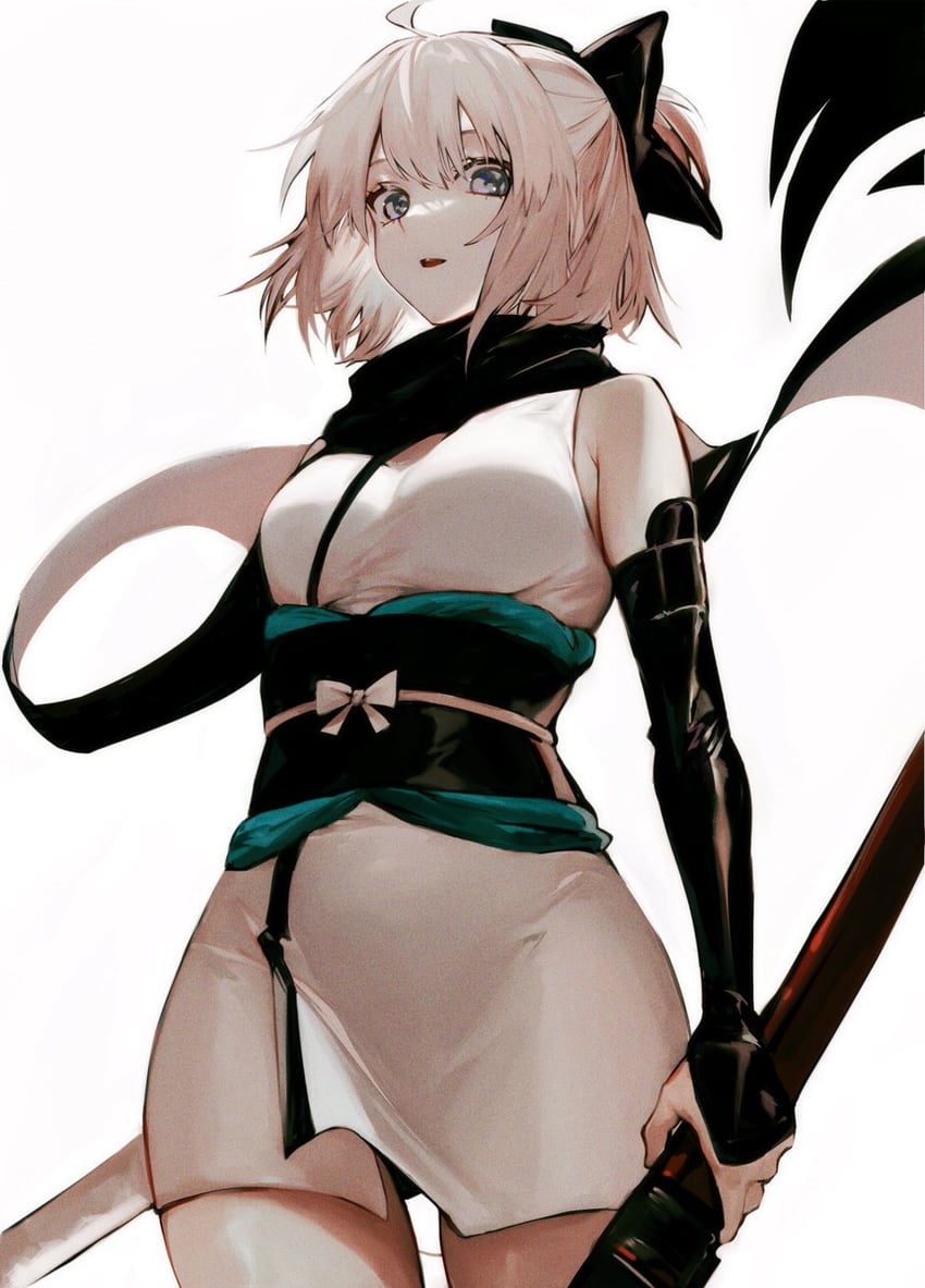 okita souji (fate and 1 more) drawn by albino_(a1b1n0623)