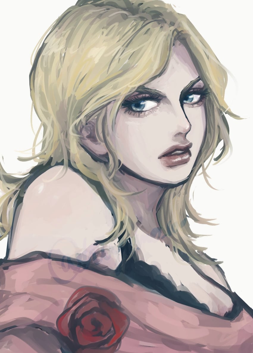 lucy steel (jojo no kimyou na bouken and 1 more) drawn by shiyomo_100